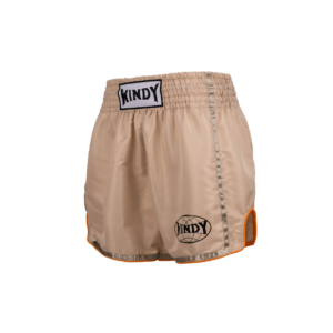 Muay Thai Shorts - Beige/Silver/Orange - Windy Fight Gear B.V.