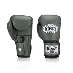 BGP Proline Leather Boxing Gloves - Army Green - Windy Fight Gear B.V.