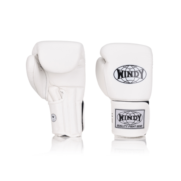 BGP Proline Leather Boxing Gloves - White - Windy Fight Gear B.V.