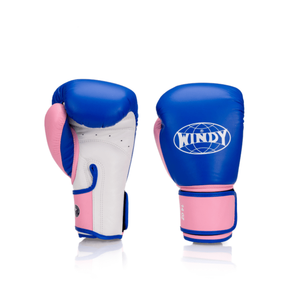BGE Elite Series Velcro Boxing Glove - Black/Pink/White - Windy Fight Gear B.V.