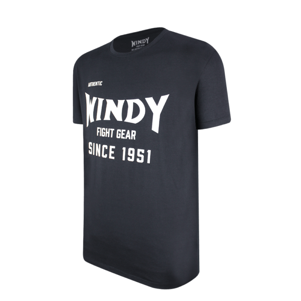 Classic Windy Black T-Shirt - Windy Fight Gear