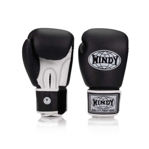 BGVHU Classic microfibre boxing glove - Black - Windy Fight Gear B.V.