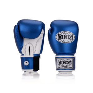 BGVHU Classic microfibre boxing glove - Blue - Windy Fight Gear B.V.