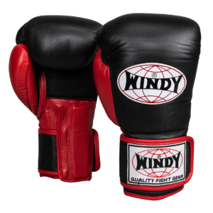 Climacool Boxing Gloves - Red & Black - Windy Fight Gear