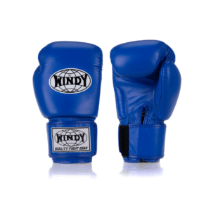 BGVH Classic leather boxing glove - Blue - Windy Fight Gear B.V.