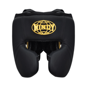 Black & Gold Head guard - Pro Boxing Series - Windy Fight Gear