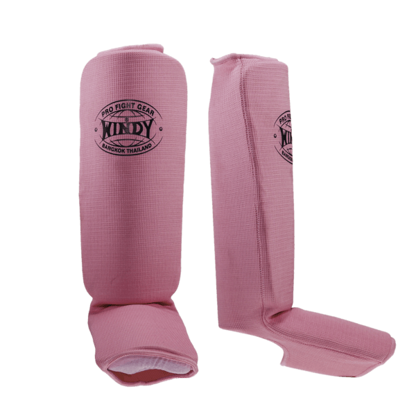 Step-in Shin Guards - Pink - Windy Fight Gear