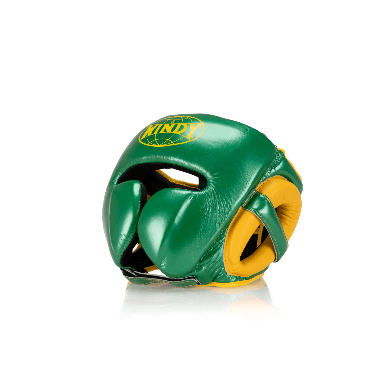 HPMX - Mexican Style Headguard - Green/Yellow - Windy Fight Gear B.V.