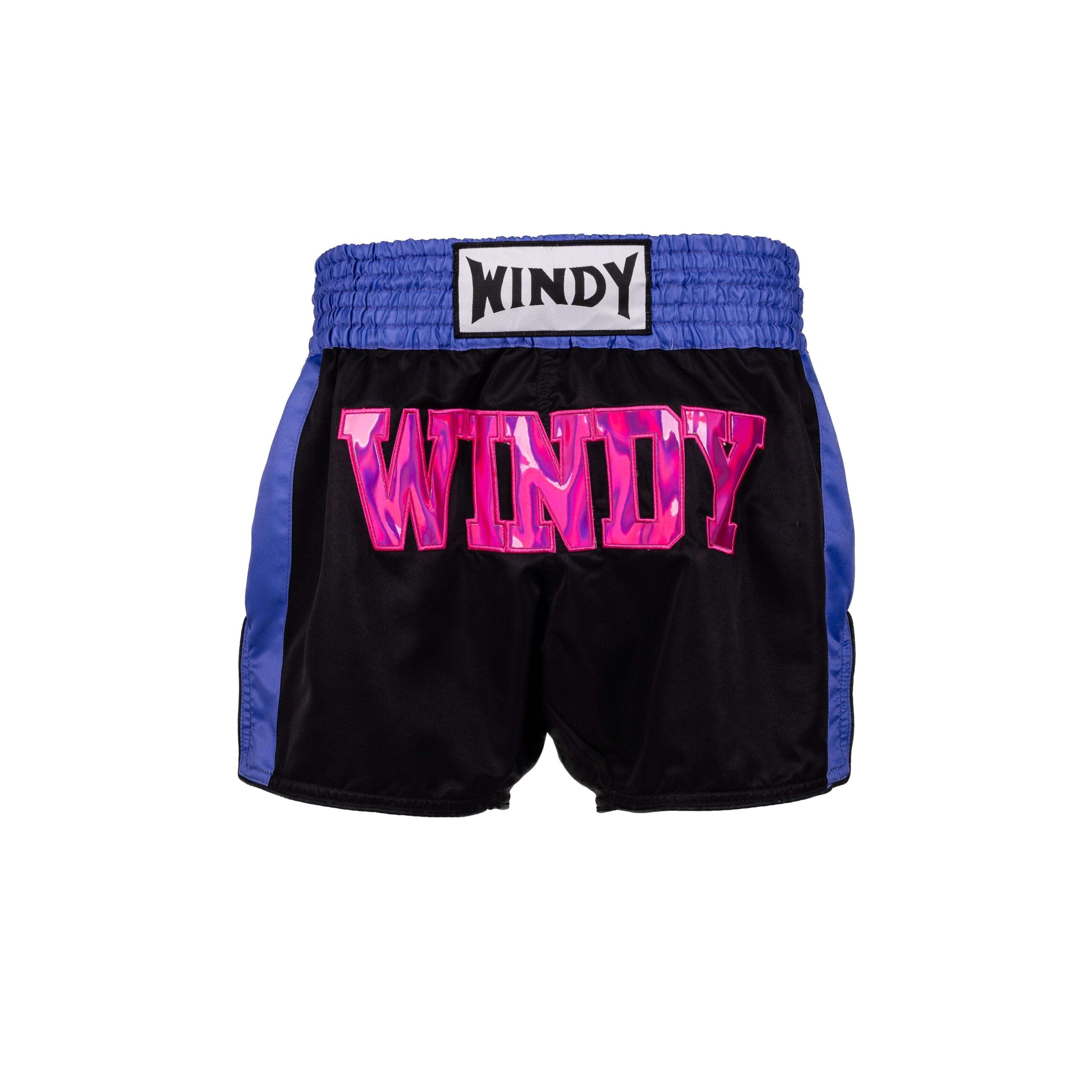 Muay Thai Shorts - Retro Holo - Gasoline Pink - Windy Fight Gear B.V.