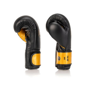 Elite Series Velcro Boxing Glove - Black/Gold - Windy Fight Gear B.V.