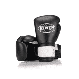 Elite Series Velcro Boxing Glove - Black/White - Windy Fight Gear B.V.