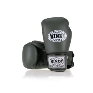 Classic Leather Boxing Glove - Army Green