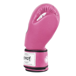 Classic Synthetic Leather Boxing Gloves - Pink