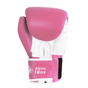 Classic Synthetic Leather Boxing Gloves - Pink