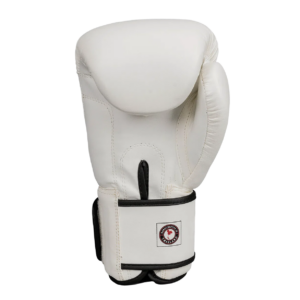 Classic Synthetic Leather Boxing Gloves - White