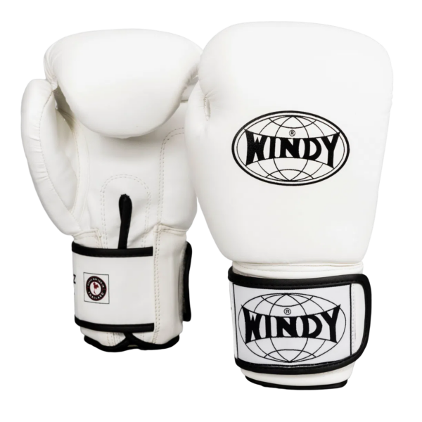 Classic Synthetic Leather Boxing Gloves - White