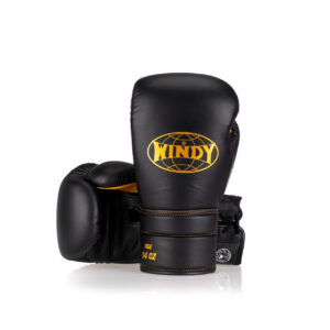 Elite Series Lace-up Boxing Glove - Black/Gold