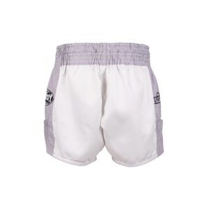 Muay Thai Shorts - Retro 2.0 - White/ Grey