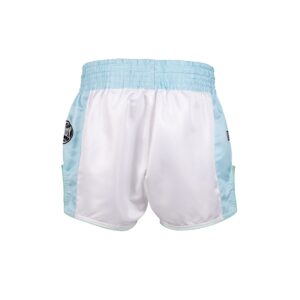 Muay Thai Shorts - Retro Holo - White Ice