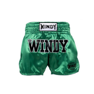 Muay Thai Shorts - Retro - Satin Green