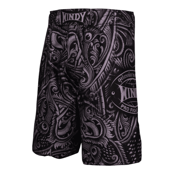 Windy Tribal Mural MMA Shorts